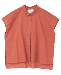 【LOURMARIN】シャツカラーフレンチブラウス