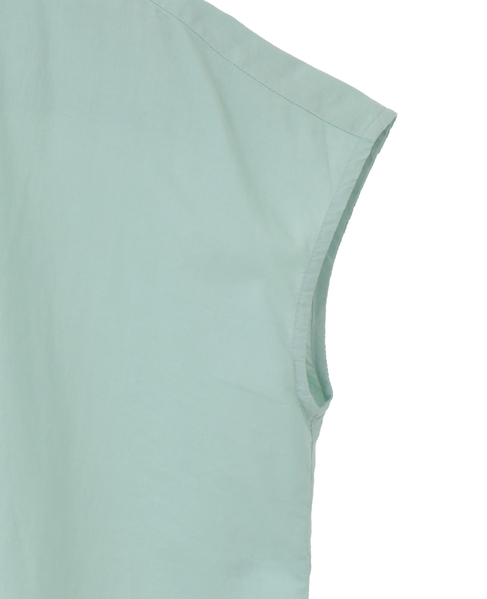 【LOURMARIN】シャツカラーフレンチブラウス 詳細画像 ミント 4