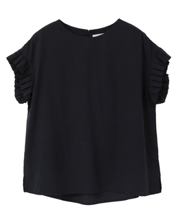 【LOURMARIN】フリルスリーブブラウス