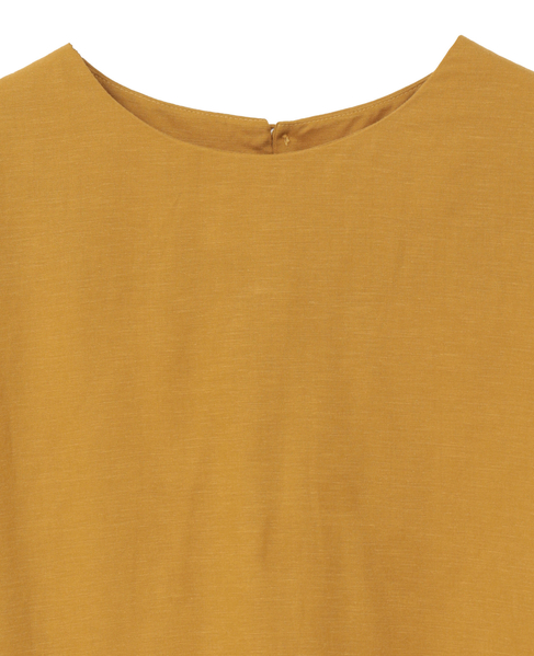 【LOURMARIN】フリルスリーブブラウス 詳細画像 イエロー 3