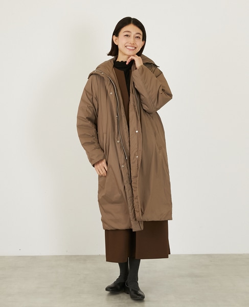 裏キルトダウンコート 詳細画像 モカ 2