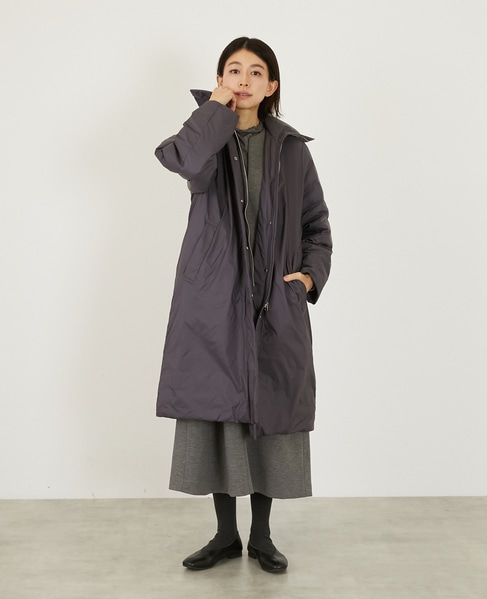 裏キルトダウンコート 詳細画像 グレー 2