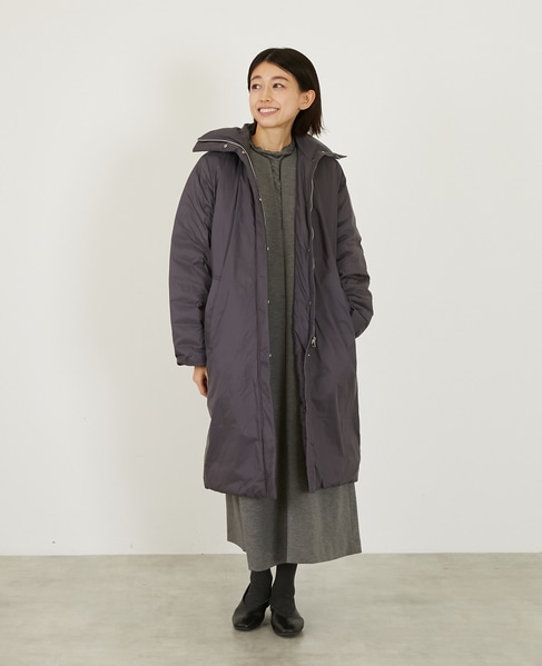 裏キルトダウンコート 詳細画像 グレー 8