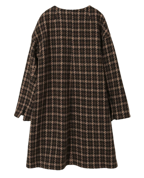 【LOURMARIN】チドリツィードノーカラーコート 詳細画像 その他 10