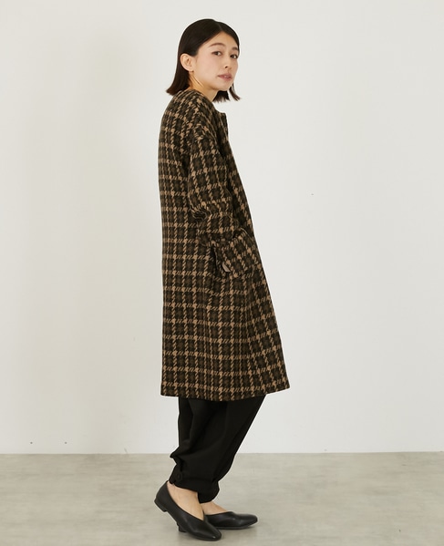 【LOURMARIN】チドリツィードノーカラーコート 詳細画像 その他 5