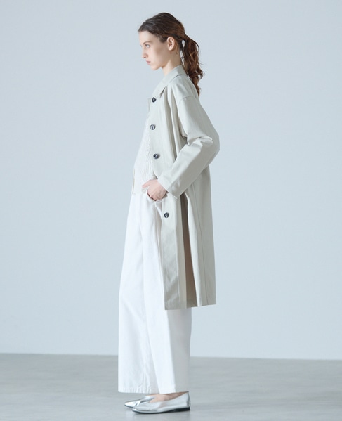 ステンカラーコート 詳細画像 グレイッシュベージュ 2