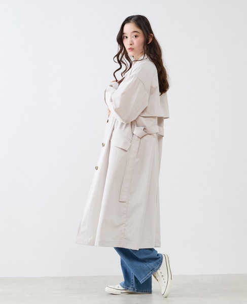シングルトレンチコート 詳細画像 グレイッシュベージュ 5