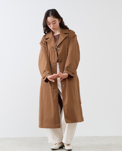シングルトレンチコート 詳細画像 ブラウン 3