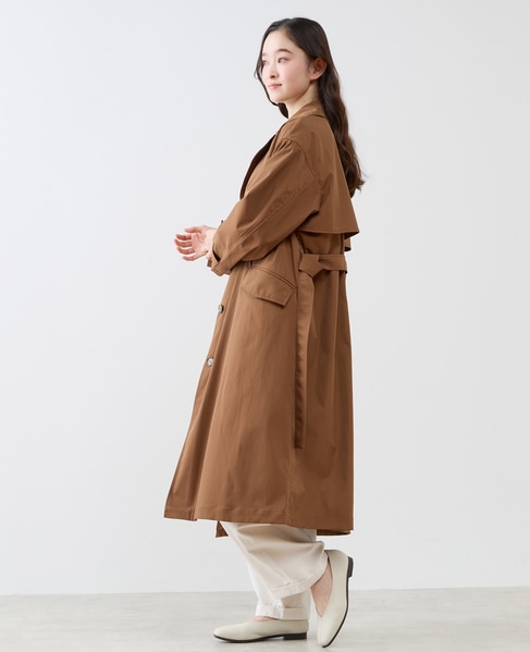 シングルトレンチコート 詳細画像 ブラウン 4