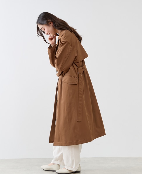 シングルトレンチコート 詳細画像 ブラウン 5