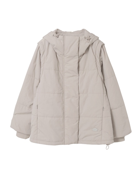 2WAY中綿ジャケット 詳細画像 グレイッシュベージュ 10