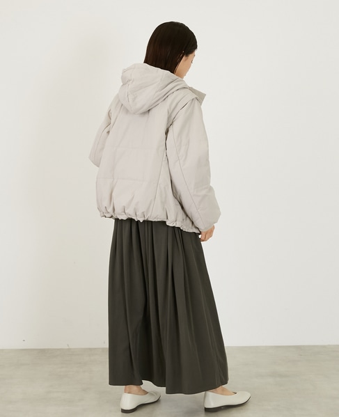 2WAY中綿ジャケット 詳細画像 グレイッシュベージュ 6