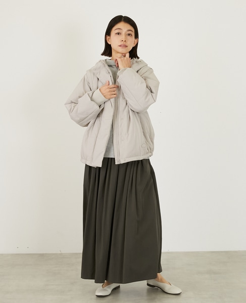 2WAY中綿ジャケット 詳細画像 グレイッシュベージュ 8