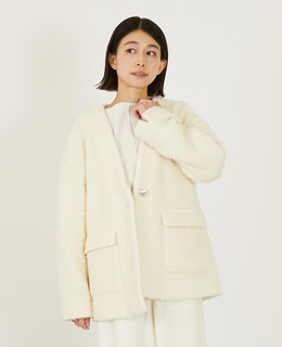 ツィードカーディガンジャケット