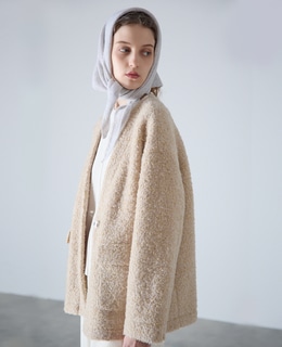 ツィードカーディガンジャケット