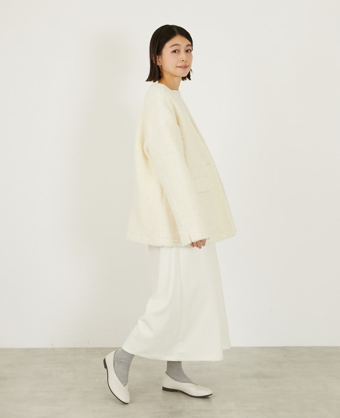 ツィードカーディガンジャケット 詳細画像 オフホワイト 8
