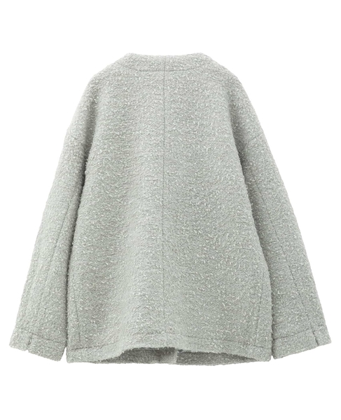 ツィードカーディガンジャケット 詳細画像 チャコールグレー 3