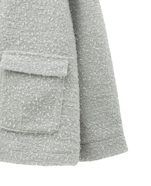 ツィードカーディガンジャケット 詳細画像 チャコールグレー 5