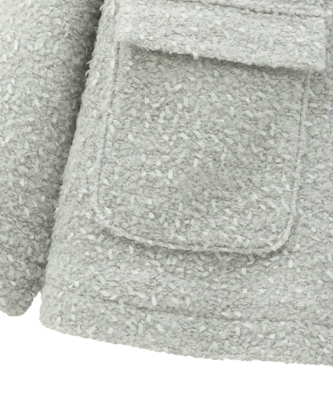 ツィードカーディガンジャケット 詳細画像 チャコールグレー 6