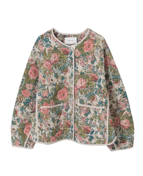 【LOURMARIN】ノーカラーゴブランジャケット 詳細画像 オフホワイト 4