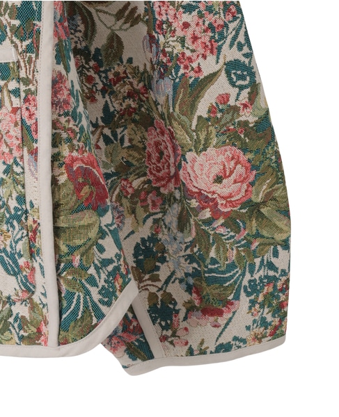 【LOURMARIN】ノーカラーゴブランジャケット 詳細画像 オフホワイト 7