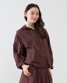 【LOURMARIN】裾ドロストフーディブルゾン