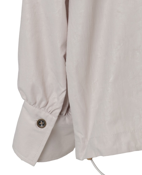 【LOURMARIN】裾ドロストフーディブルゾン 詳細画像 グレイッシュベージュ 16