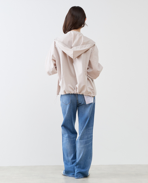 【LOURMARIN】裾ドロストフーディブルゾン 詳細画像 グレイッシュベージュ 8