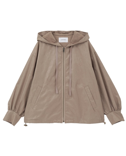 【LOURMARIN】裾ドロストフーディブルゾン 詳細画像 ベージュ 3