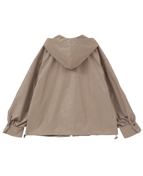 【LOURMARIN】裾ドロストフーディブルゾン 詳細画像 ベージュ 4
