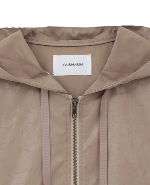 【LOURMARIN】裾ドロストフーディブルゾン 詳細画像 ベージュ 5