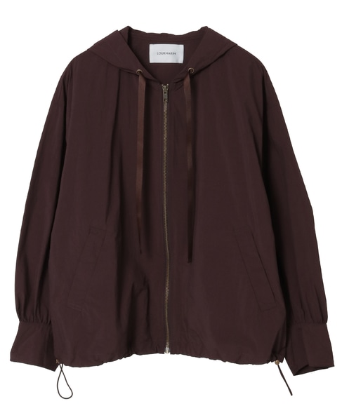 【LOURMARIN】裾ドロストフーディブルゾン 詳細画像 ブラウン 11