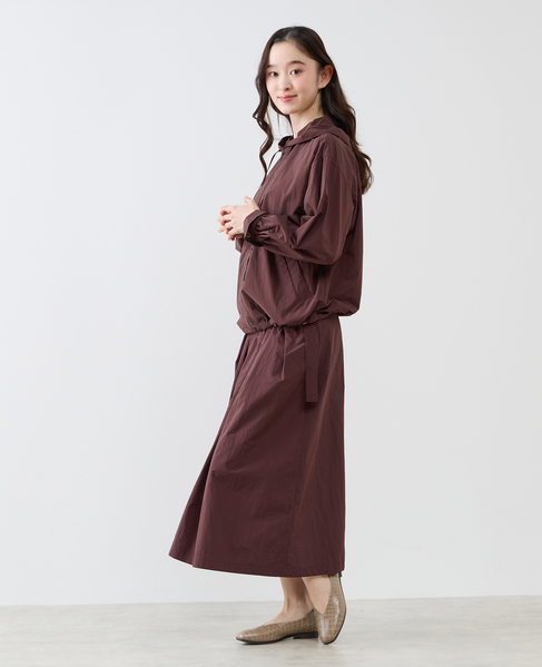 【LOURMARIN】裾ドロストフーディブルゾン 詳細画像 ブラウン 5