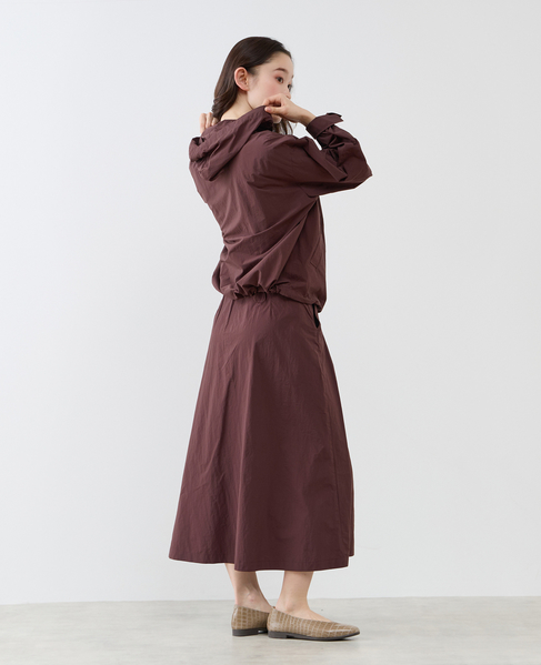 【LOURMARIN】裾ドロストフーディブルゾン 詳細画像 ブラウン 9