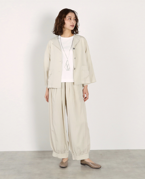 オープンカラージャケット 詳細画像 ライトベージュ 10