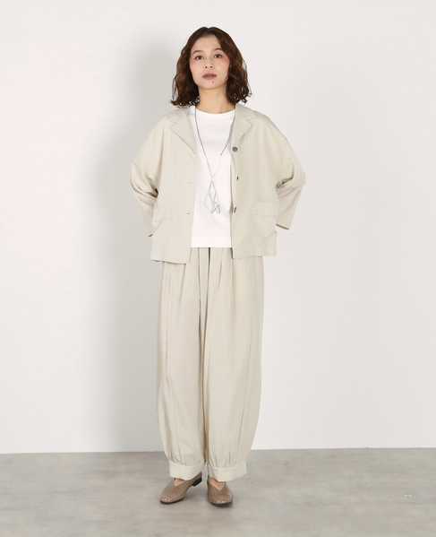 オープンカラージャケット 詳細画像 ライトベージュ 2