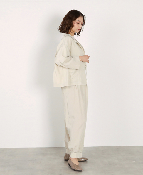 オープンカラージャケット 詳細画像 ライトベージュ 8