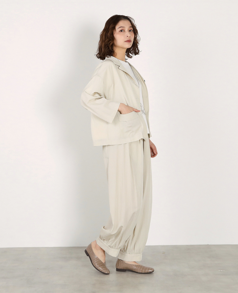 オープンカラージャケット 詳細画像 ライトベージュ 9