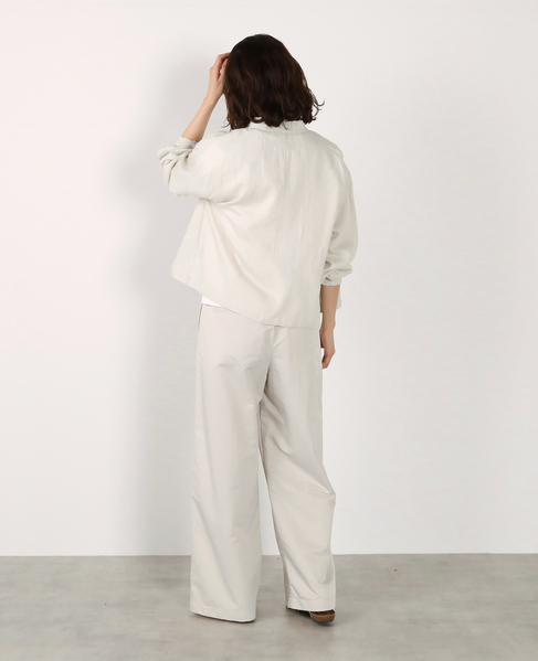 【LOURMARIN】レーヨン麻ギャザーブルゾン 詳細画像 ライトベージュ 7