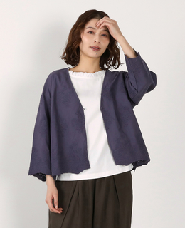 【LOURMARIN】Vネックレース羽織り