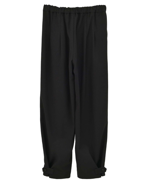 【LOURMARIN】タックカーブイージーパンツ 詳細画像 ブラック 10