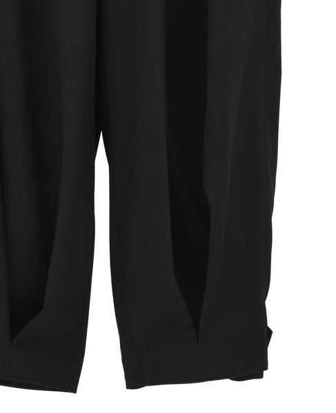 【LOURMARIN】タックカーブイージーパンツ 詳細画像 ブラック 14