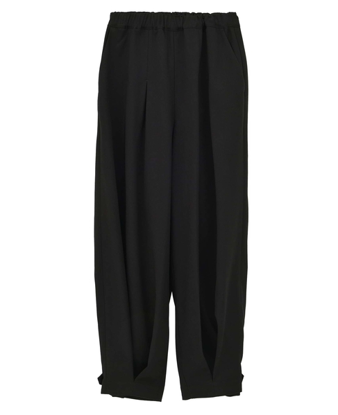 【LOURMARIN】タックカーブイージーパンツ 詳細画像 ブラック 9