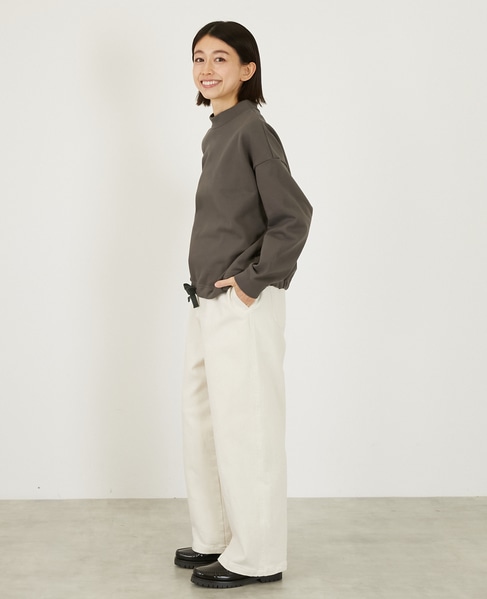 【LOURMARIN】イージーストレートパンツ 詳細画像 キナリ 4