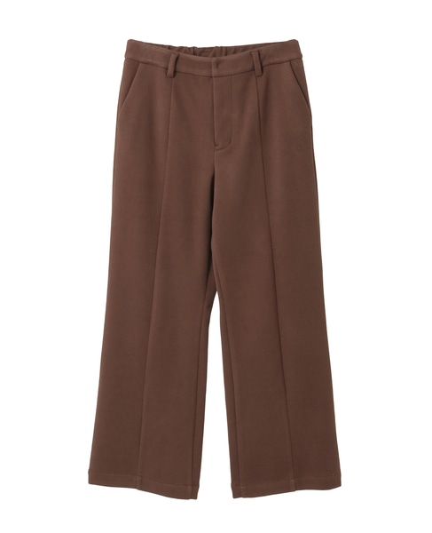 【LOURMARIN】裏起毛ストレートパンツ 詳細画像 ブラウン 10