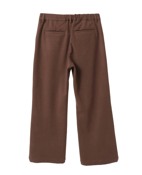 【LOURMARIN】裏起毛ストレートパンツ 詳細画像 ブラウン 11