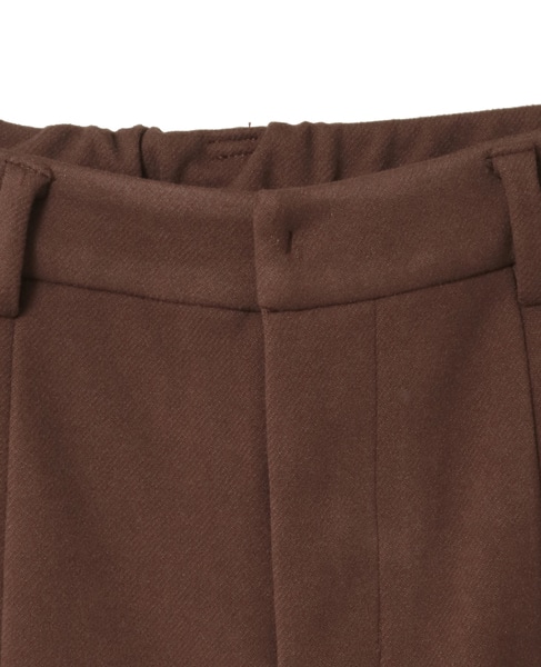 【LOURMARIN】裏起毛ストレートパンツ 詳細画像 ブラウン 13