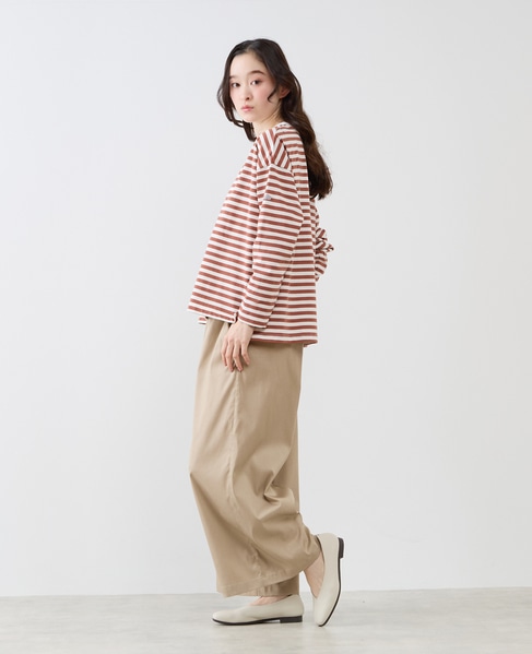 イージーワイドキュロット 詳細画像 ベージュ 6