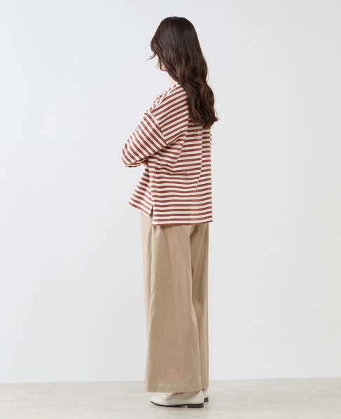 イージーワイドキュロット 詳細画像 ベージュ 7