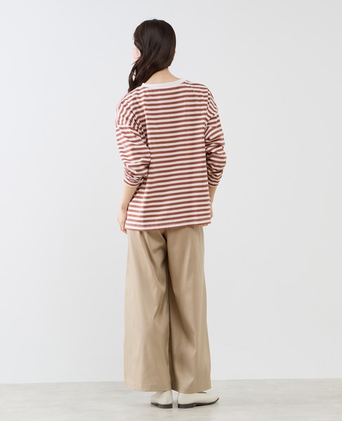 イージーワイドキュロット 詳細画像 ベージュ 8